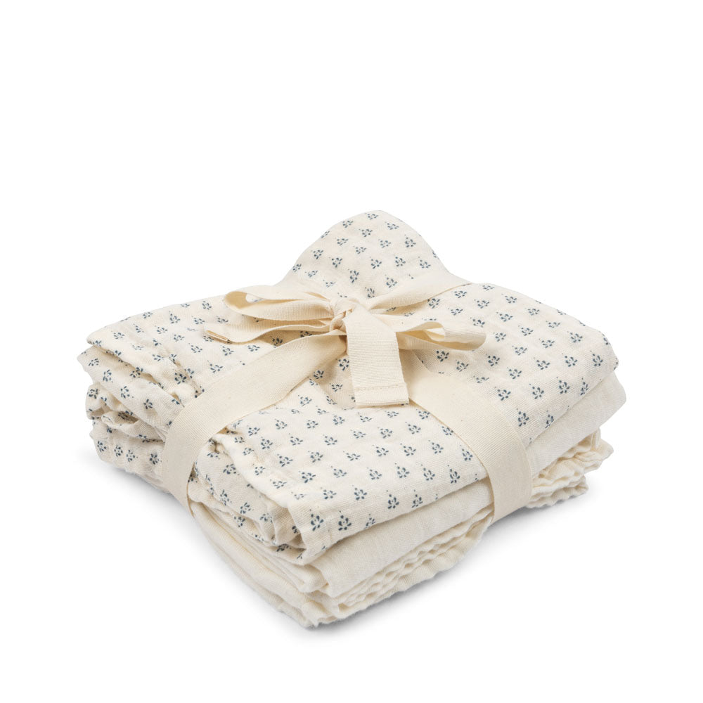 Bellini 3 Pack Muslin Cloth (Punto Blu)
