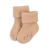 Lana Light Knitted Wool Socks (Cameo Rose)