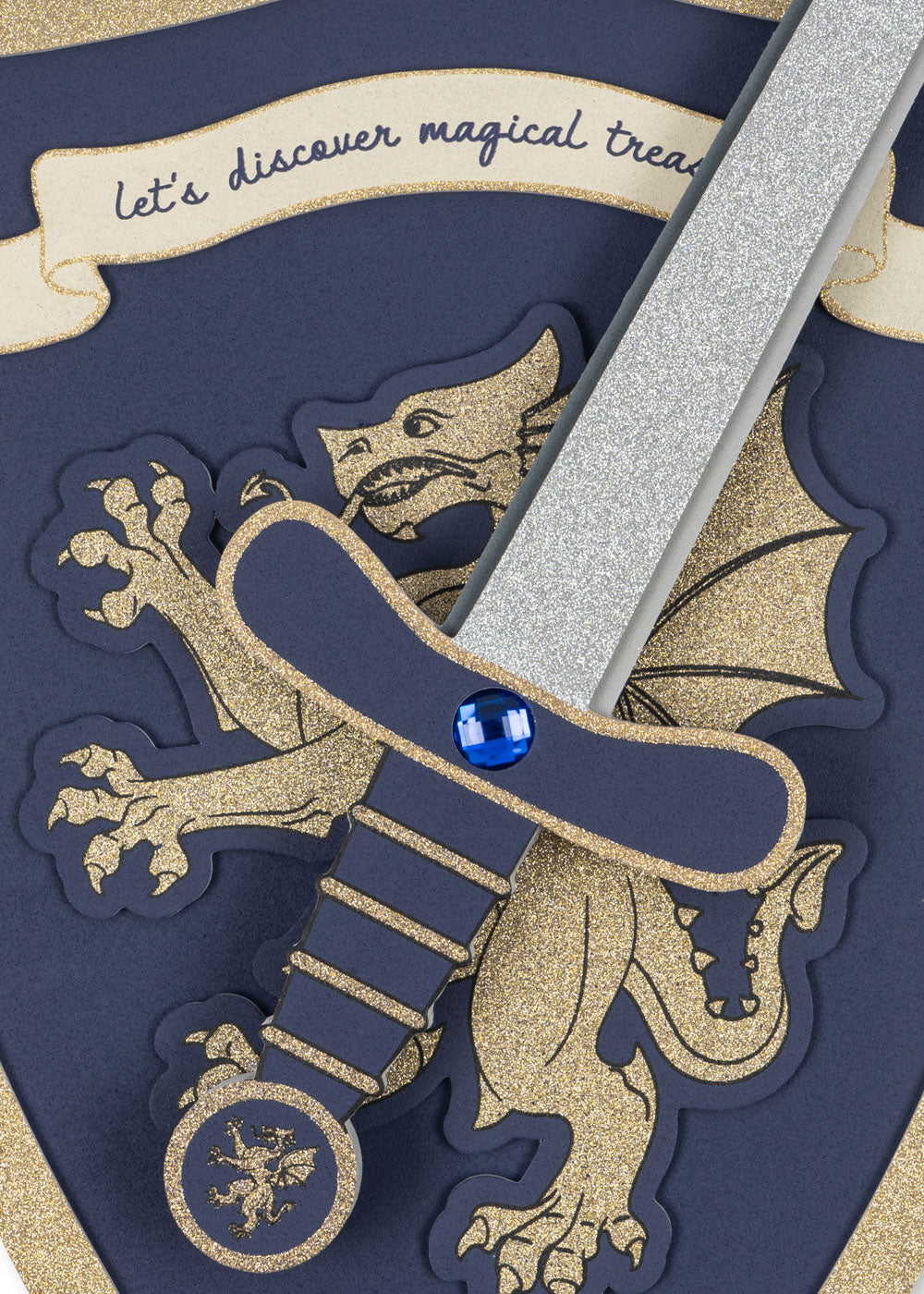 Knight Sword and Shield (Midnight Navy)