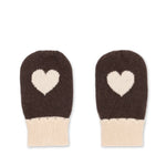 Collette Mittens (Chocolate Brown)