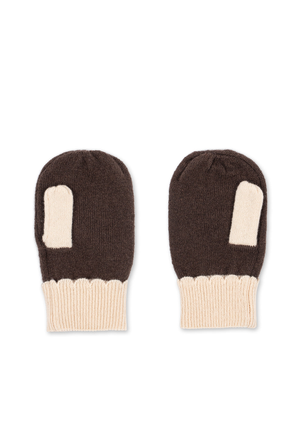 Collette Mittens (Chocolate Brown)