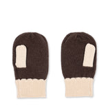 Collette Mittens (Chocolate Brown)