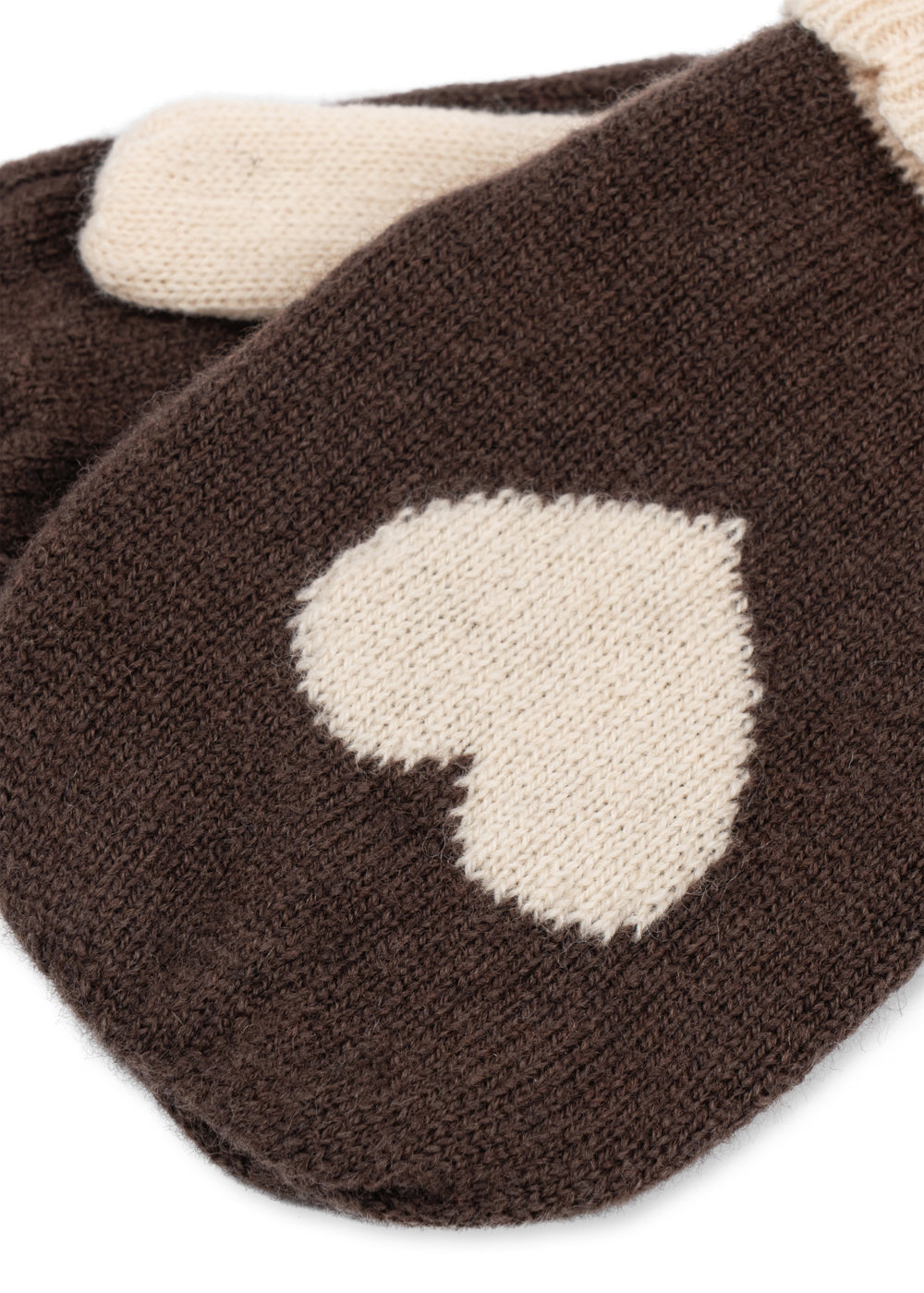 Collette Mittens (Chocolate Brown)