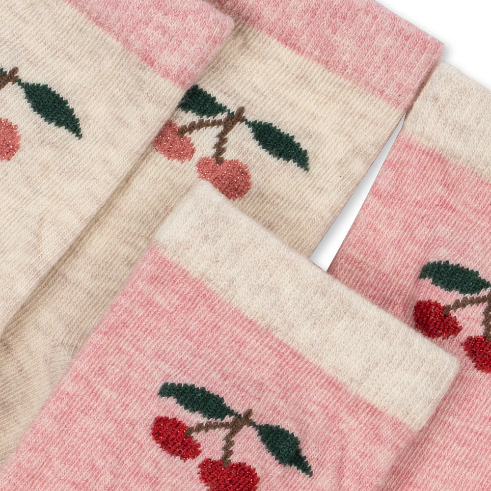 2 Pack Cherry Sock