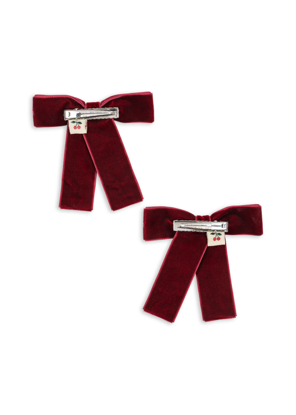 2 Pack Juliette Bow Hair Clip (Rio Red)
