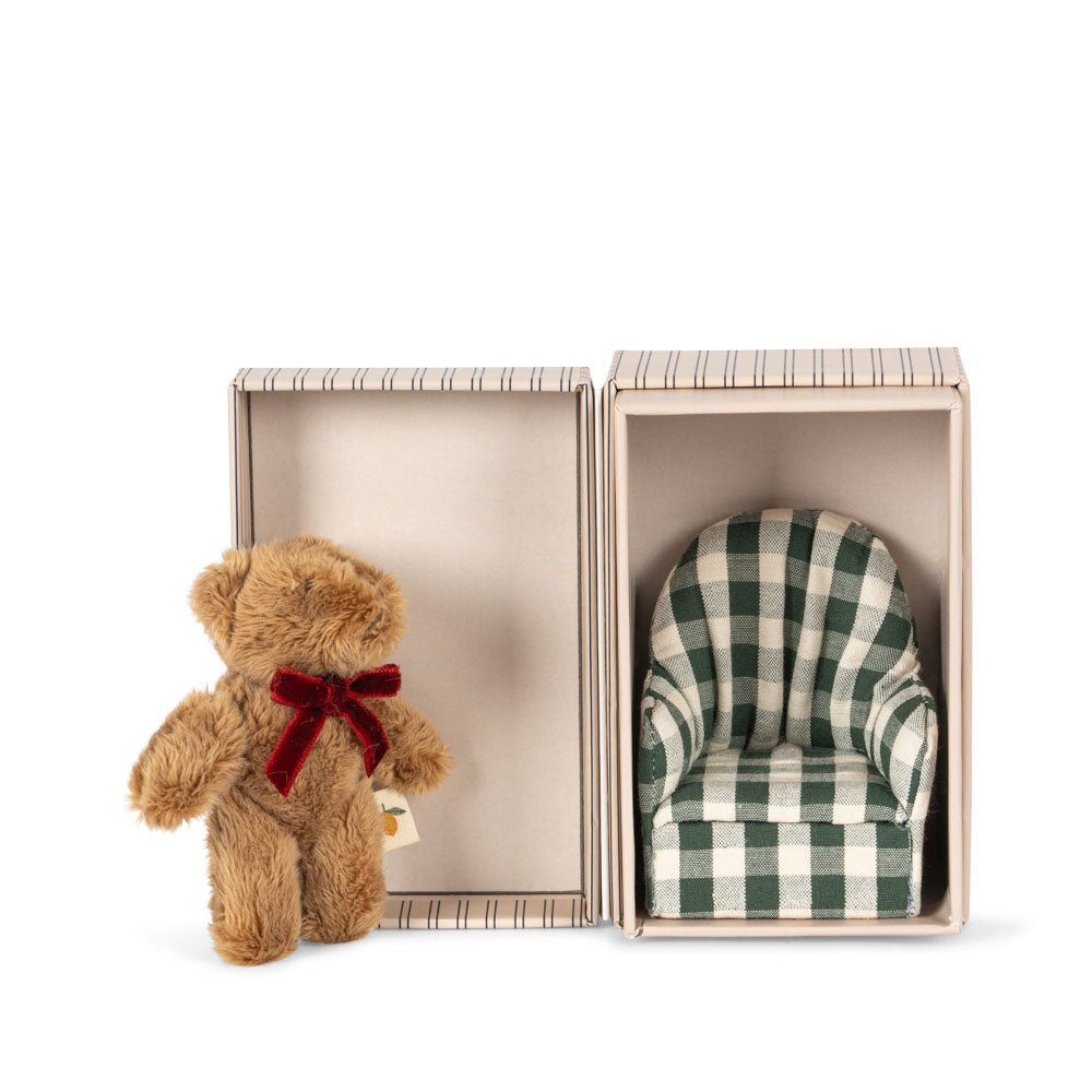 Kalle The Tiny Teddy (Green Check)