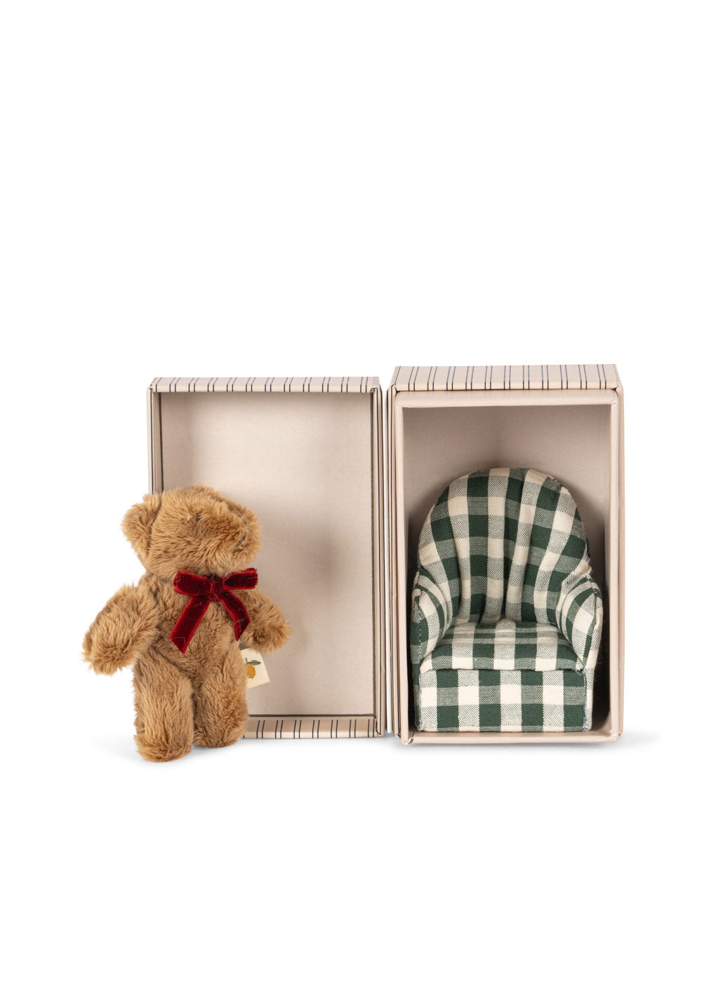 Kalle The Tiny Teddy (Green Check)