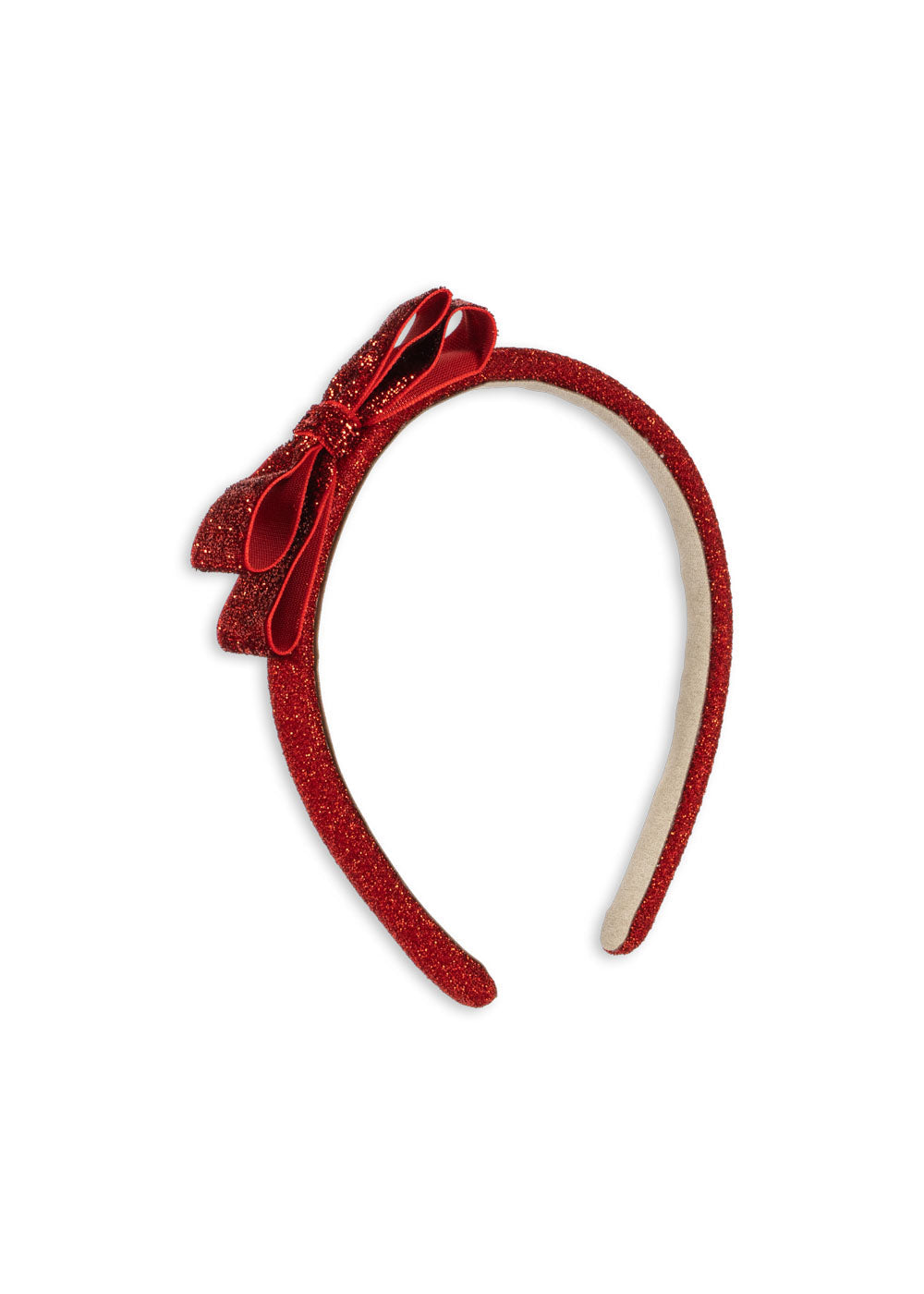 Juliette Bow Headband (Rio Red)