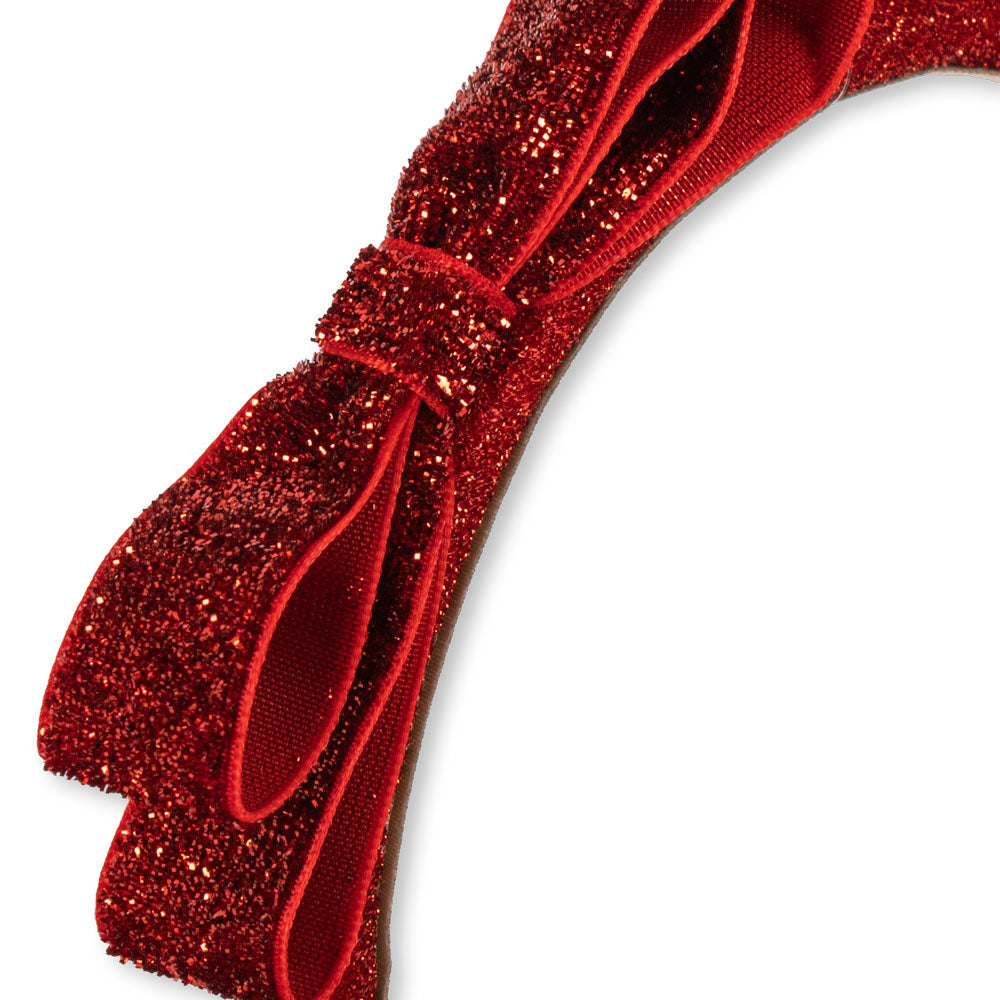Juliette Bow Headband (Rio Red)