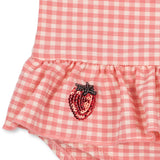 Etta Longsleeve Swimsuit (Geranium Pink)