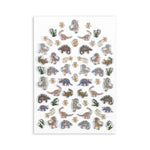 Puffy Stickers (Dino)