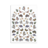 Puffy Stickers (Dino)
