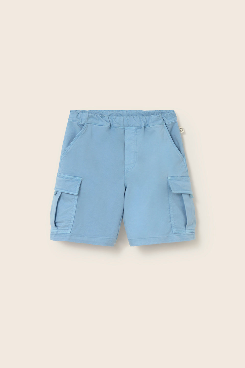 Twill Bermuda Shorts (Blue)