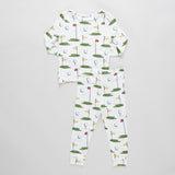 Kids PJ Set (Cream Golf Tournament)