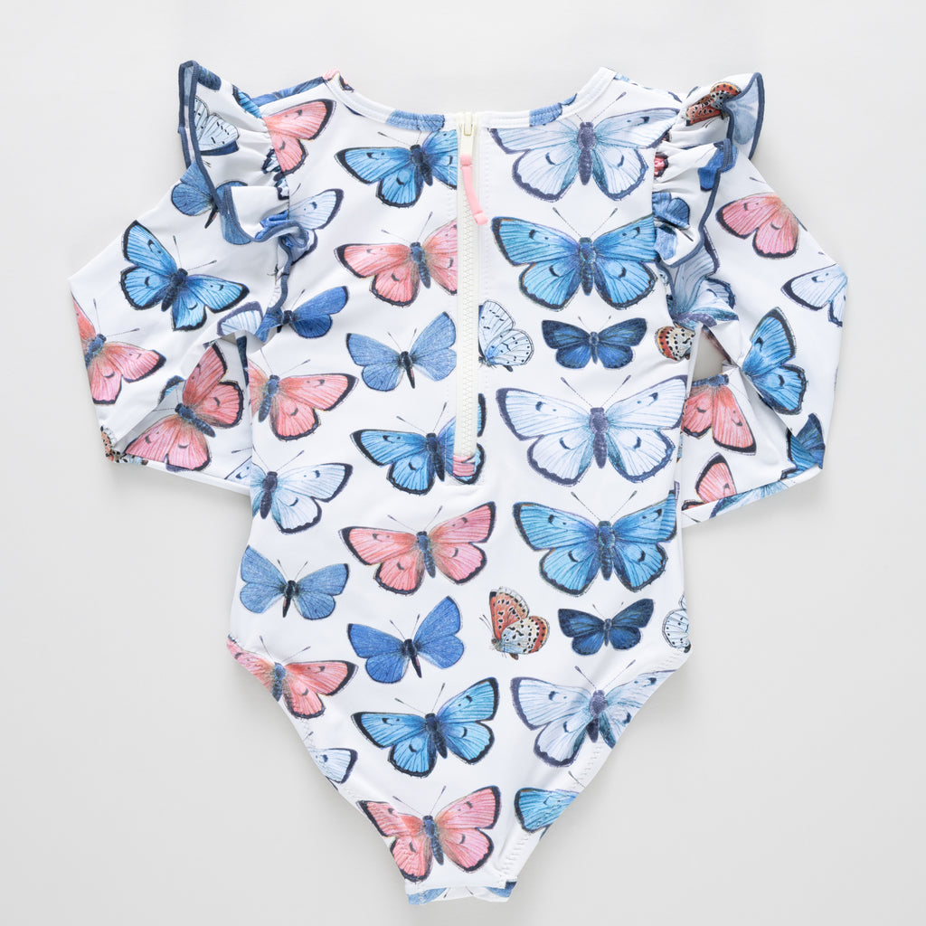 Girls Rachel Suit (Vintage Butterflies)