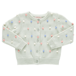 Girls Pom Pom Maude Sweater (Light Green)