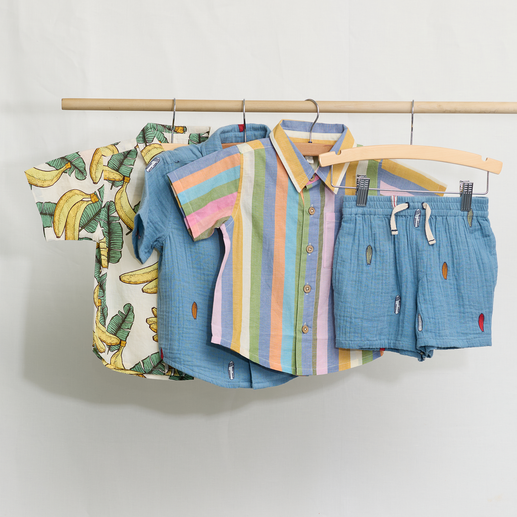 Boys Jack Shirt (Banana Leaves)