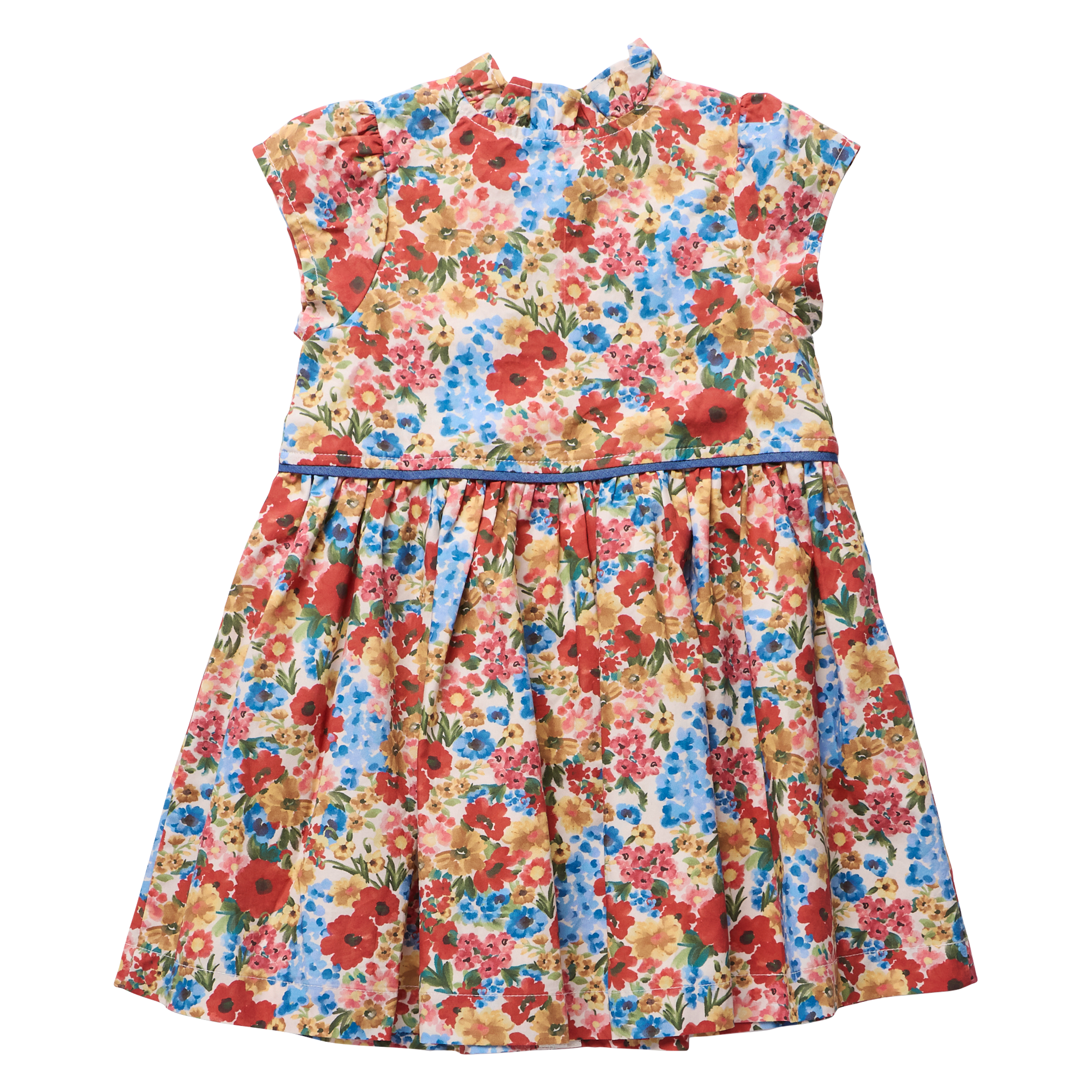 Girls Fatima Dress (Watercolor Meadow)