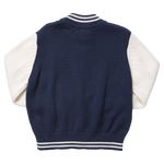Boys Varsity Zip Sweater (Navy)