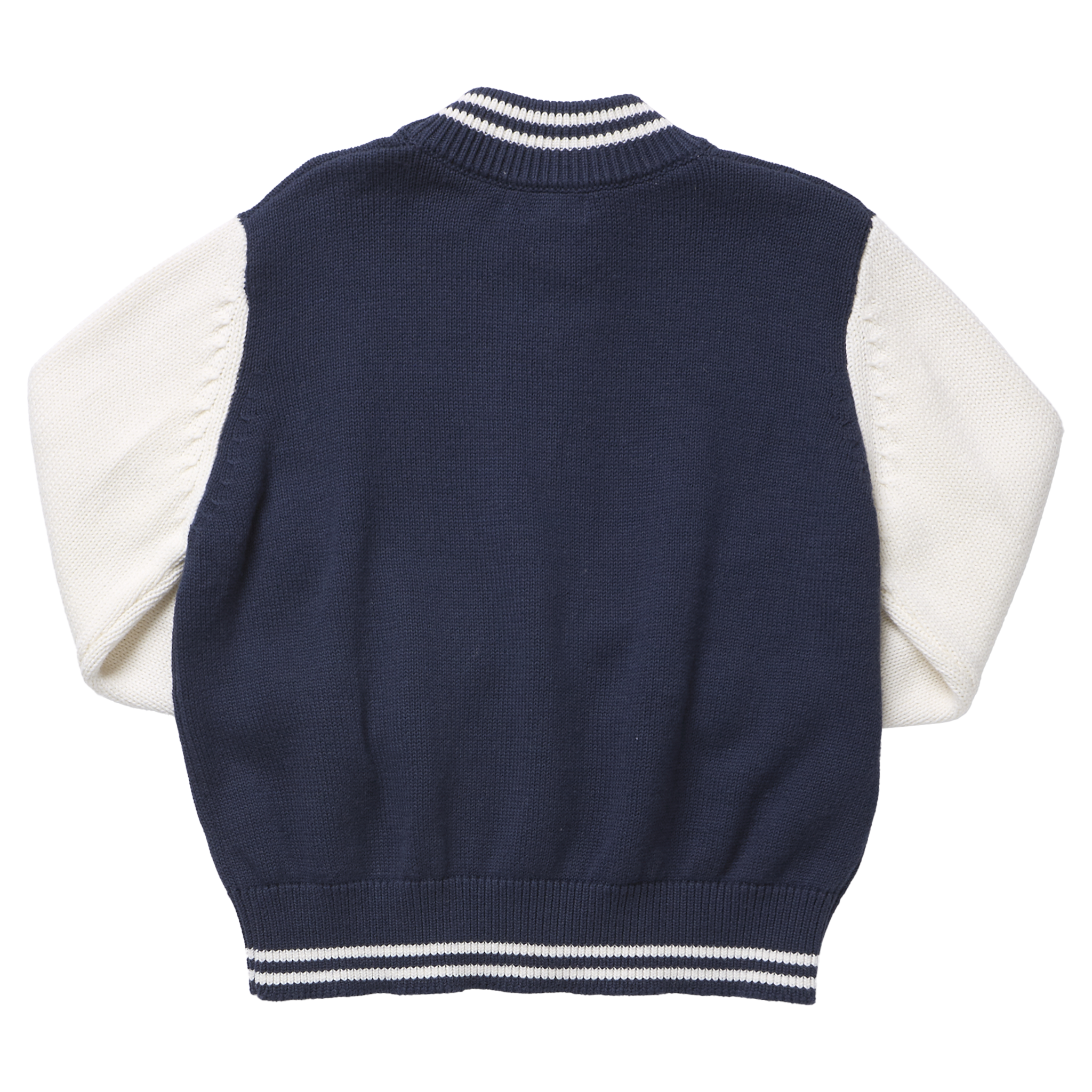 Boys Varsity Zip Sweater (Navy)