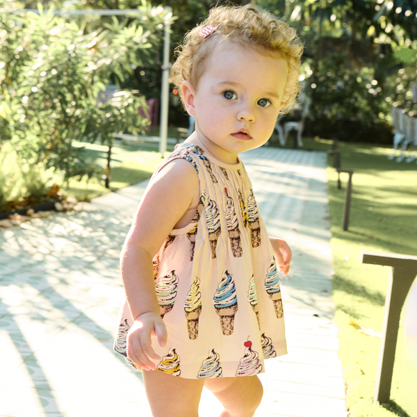 Baby Girls Jaipur 2-Pc Set (Pink Soft Serve)