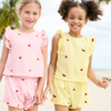 Girls Roey 2-Pc Set (Butterfly Embroidery)