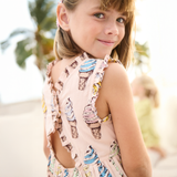 Girls Alyssa Dress (Pink Soft Serve)