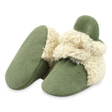 Cozie Furry Baby Bootie (Olive)