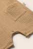 Soft Gauze Cotton Jumpsuit (Sand)