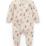 Quilted Growsuit (Gnome Print)