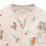 Quilted Growsuit (Gnome Print)