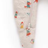 Quilted Growsuit (Gnome Print)