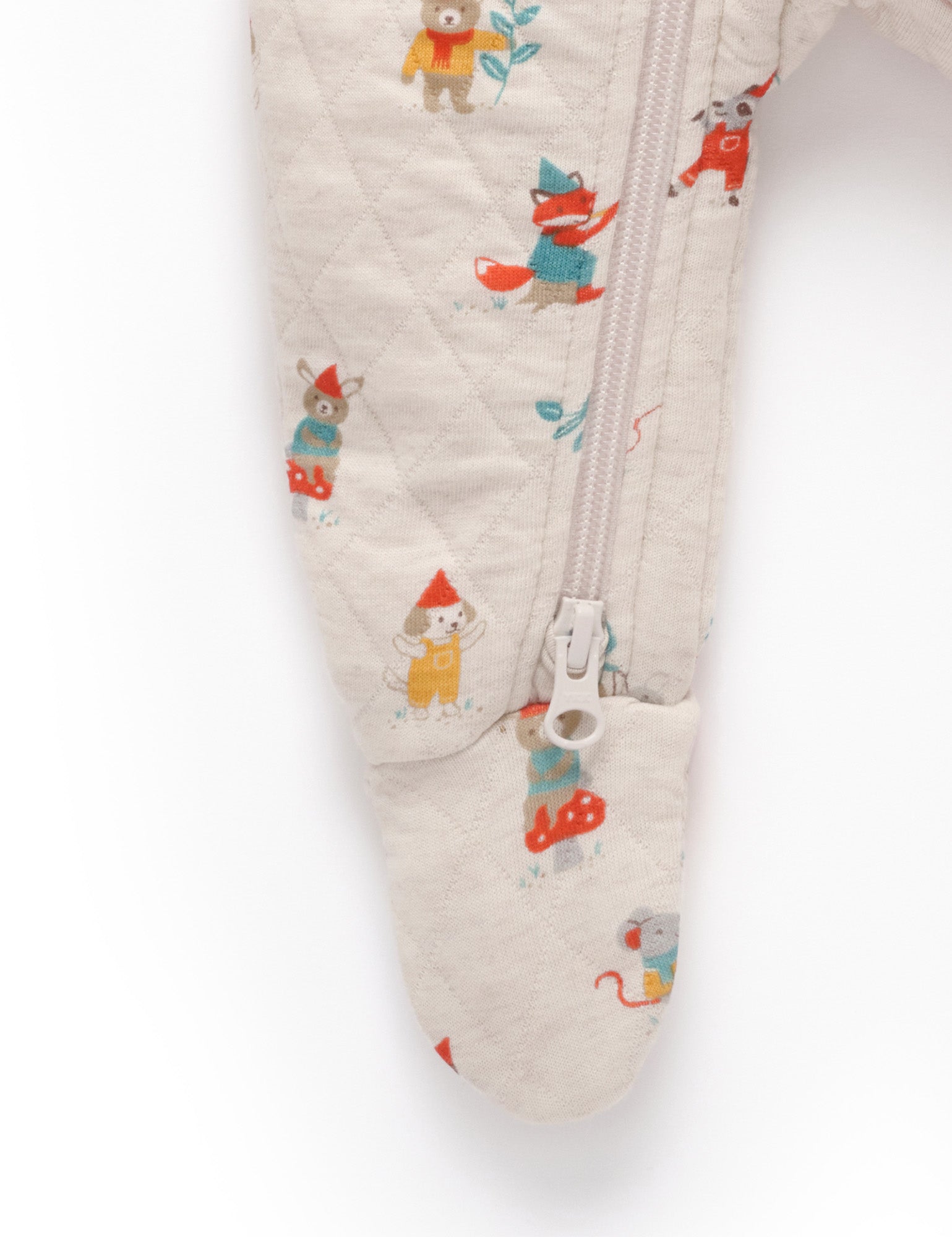 Quilted Growsuit (Gnome Print)