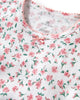 Children's Pointelle Pajama Short Set (Pink Floral)