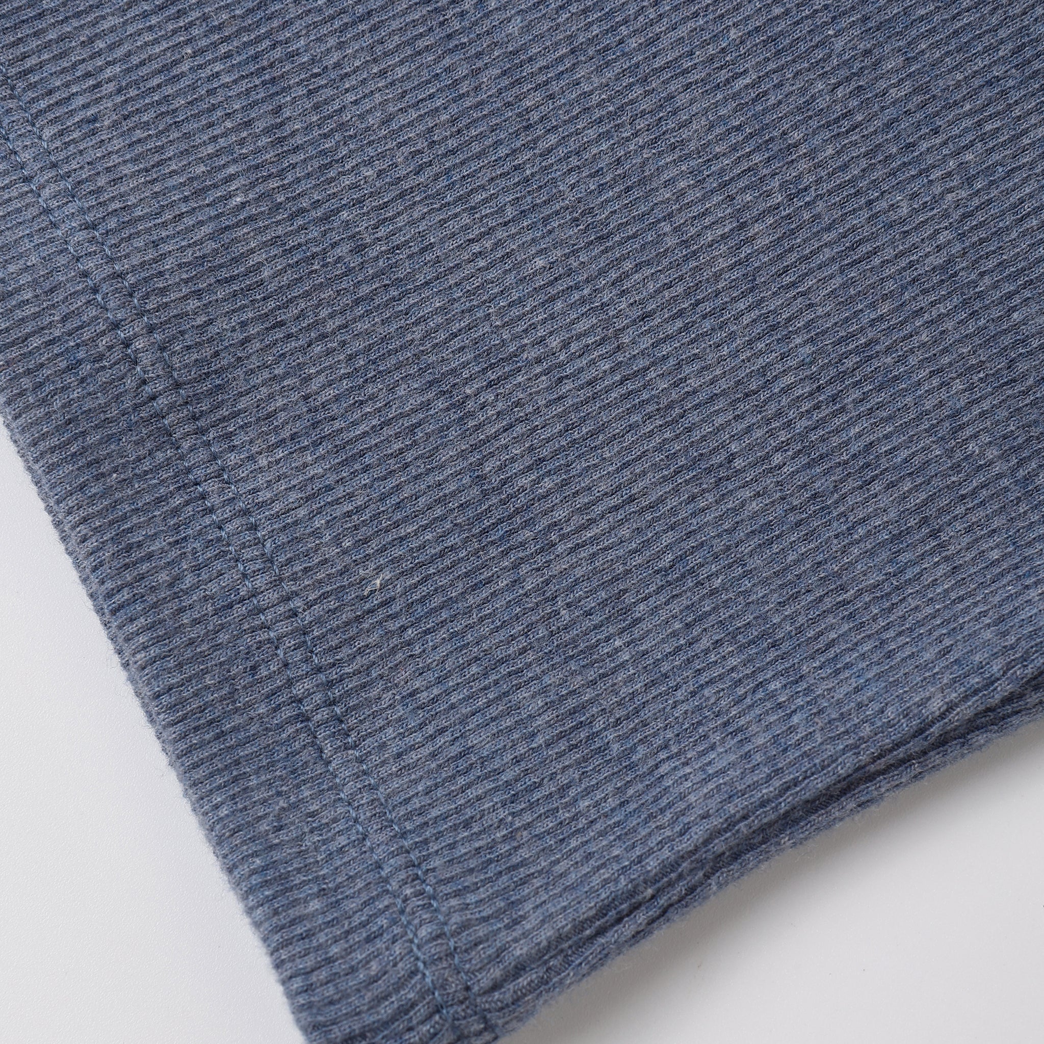 Ribbed Tank Set (Natural, Heathered Marine)