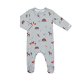 Zipper Footie (Animals on Mercury)