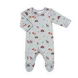 Zipper Footie (Animals on Mercury)