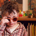 Classic Bendable & Polarized Sunglasses (Sunset Gingham)