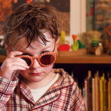 Classic Bendable & Polarized Sunglasses (Sunset Gingham)