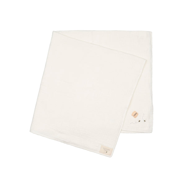 Swaddle with Embroidery (Pearl Bees)