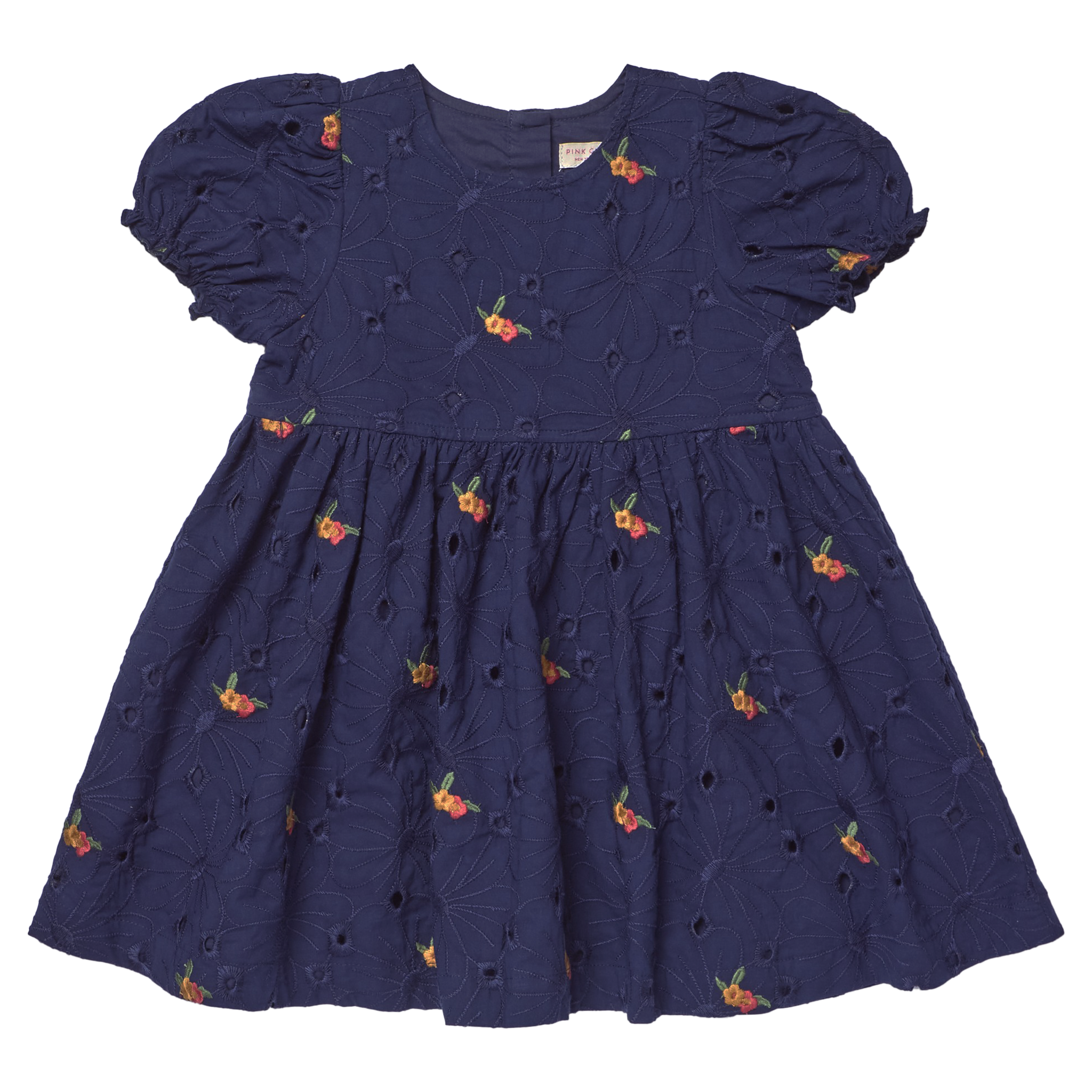 Girls Eliza Dress (Eyelet Embroidery)