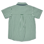 Boys Jack Shirt (Green White Check)