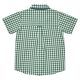Boys Jack Shirt (Green White Check)
