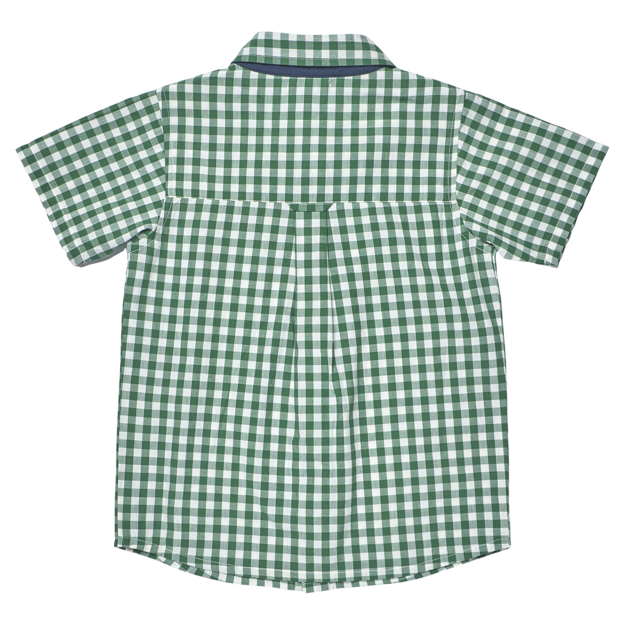 Boys Jack Shirt (Green White Check)