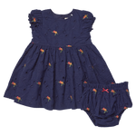 Baby Girls Eliza Dress Set (Eyelet Embroidery)