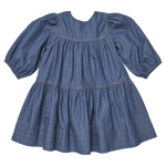 Girls Sawyer Dress (Chambray)