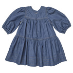 Girls Sawyer Dress (Chambray)