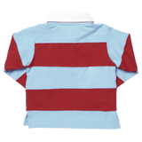 Boys Albert Rugby Shirt (Blue Maroon)