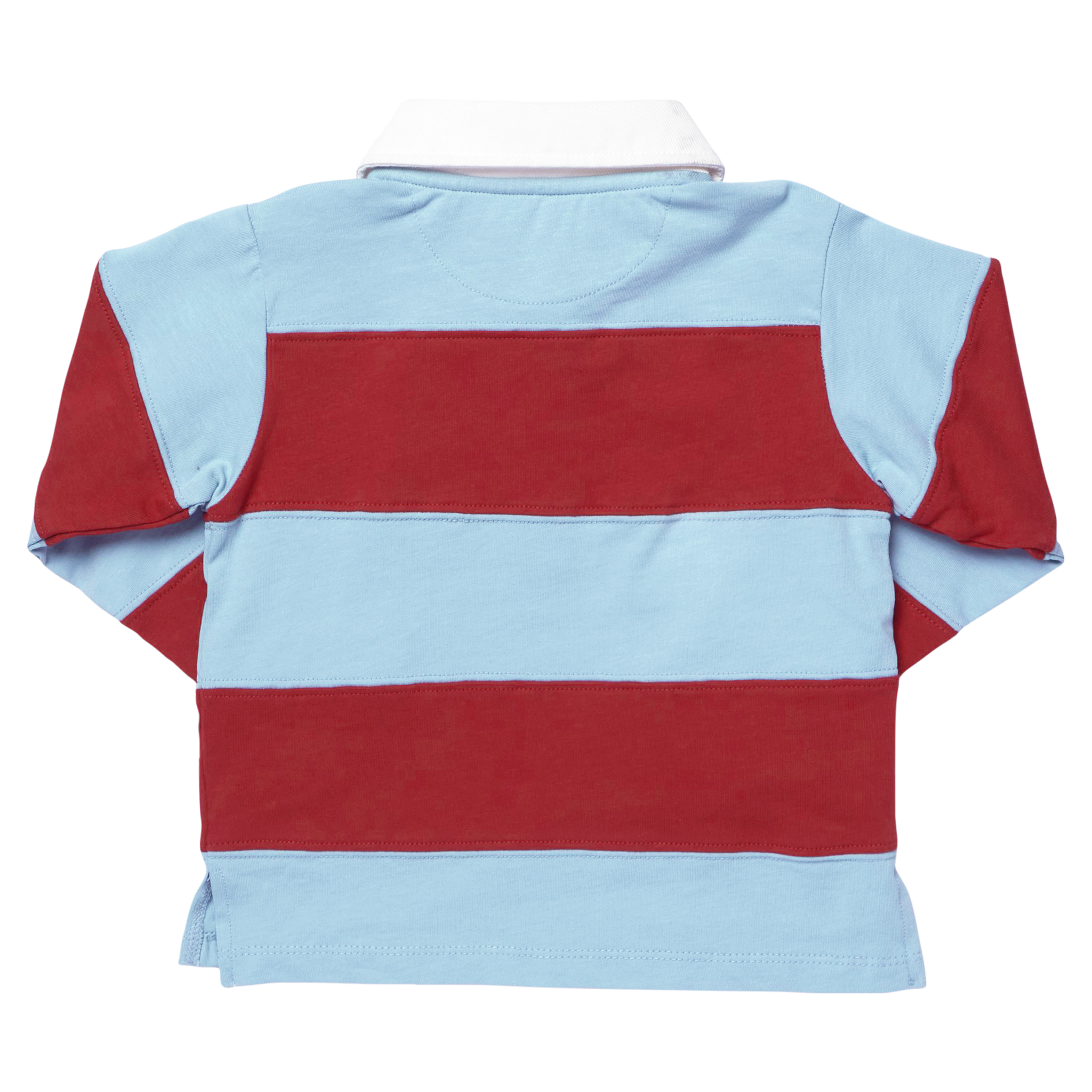 Boys Albert Rugby Shirt (Blue Maroon)
