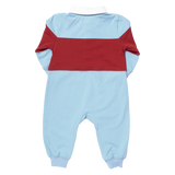 Baby Boys Albert Rugby Jumper (Blue Maroon)